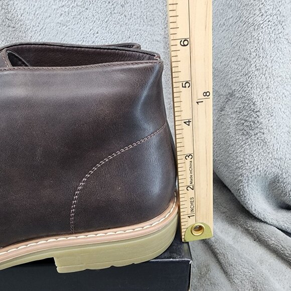 Nick Graham Shoes Mens Size 12 Charles Brown Faux Leather Chukka Boots *NWT* main image 11